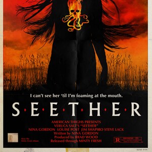 Veruca Salt "Seether" 1980s Horror Movie Poster Mashup