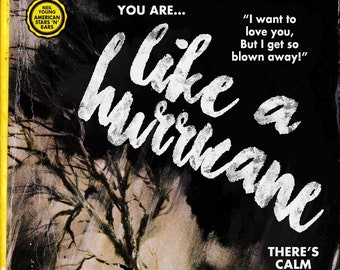 Neil Young "Like a Hurricane" Pulp Fiction Mashup Print