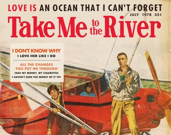 Talking Heads "Take Me to the River" Field & Stream Magazine Cover Mashup Print