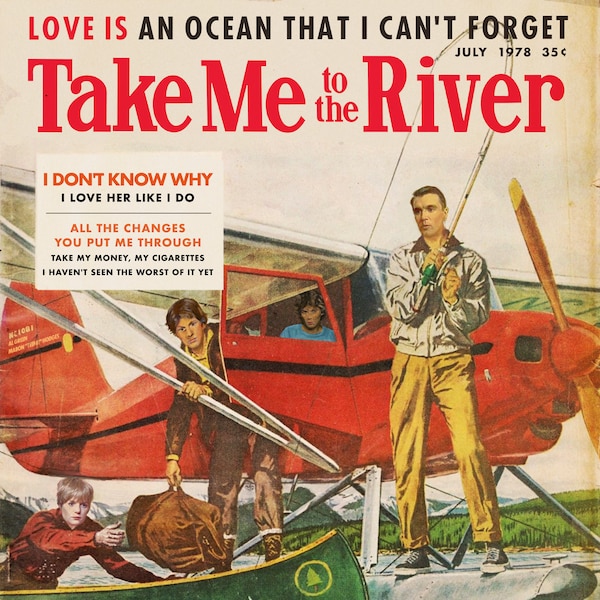 Talking Heads "Take Me to the River" Field & Stream Magazine Cover Mashup Print