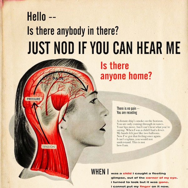 Pink Floyd "Comfortably Numb" Mid-century Pain Reliever Ad Mashup Print