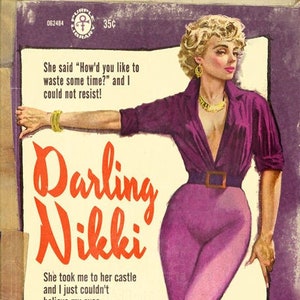 Prince &quot;Darling Nikki&quot; Pulp Novel Mashup Art Print