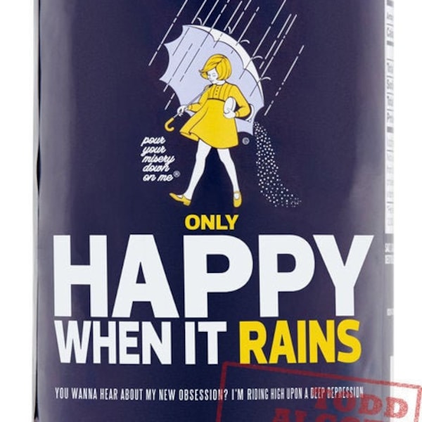 Garbage "Only Happy When it Rains" Morton Salt Mashup Art Print