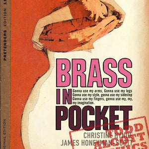 Pretenders Chrissie Hynde &quot;Brass in Pocket (I&#39;m Special)&quot; Pulp Novel Mashup Print