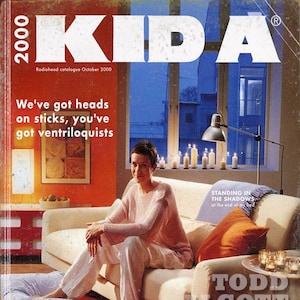 Radiohead &quot;Kid A&quot; Ikea Catalogue Mashup Print