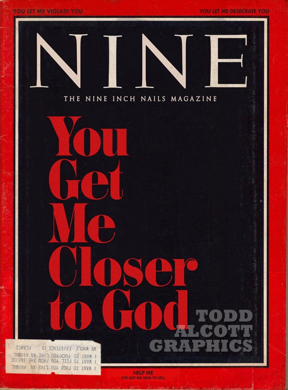 Nine Inch Nails closer Time Magazine is God - Etsy