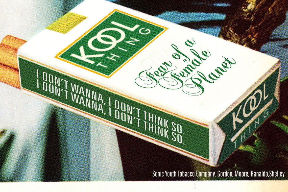 Sonic Youth kool Thing Kool Cigarette Vintage Etsy