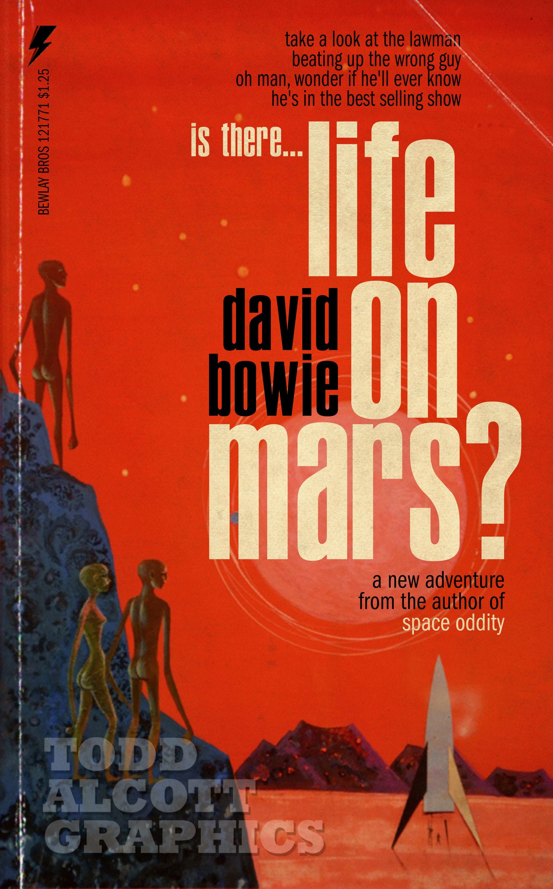 life　on　Sci-fi　Mars　Etsy　1970s　Novel　David　Bowie