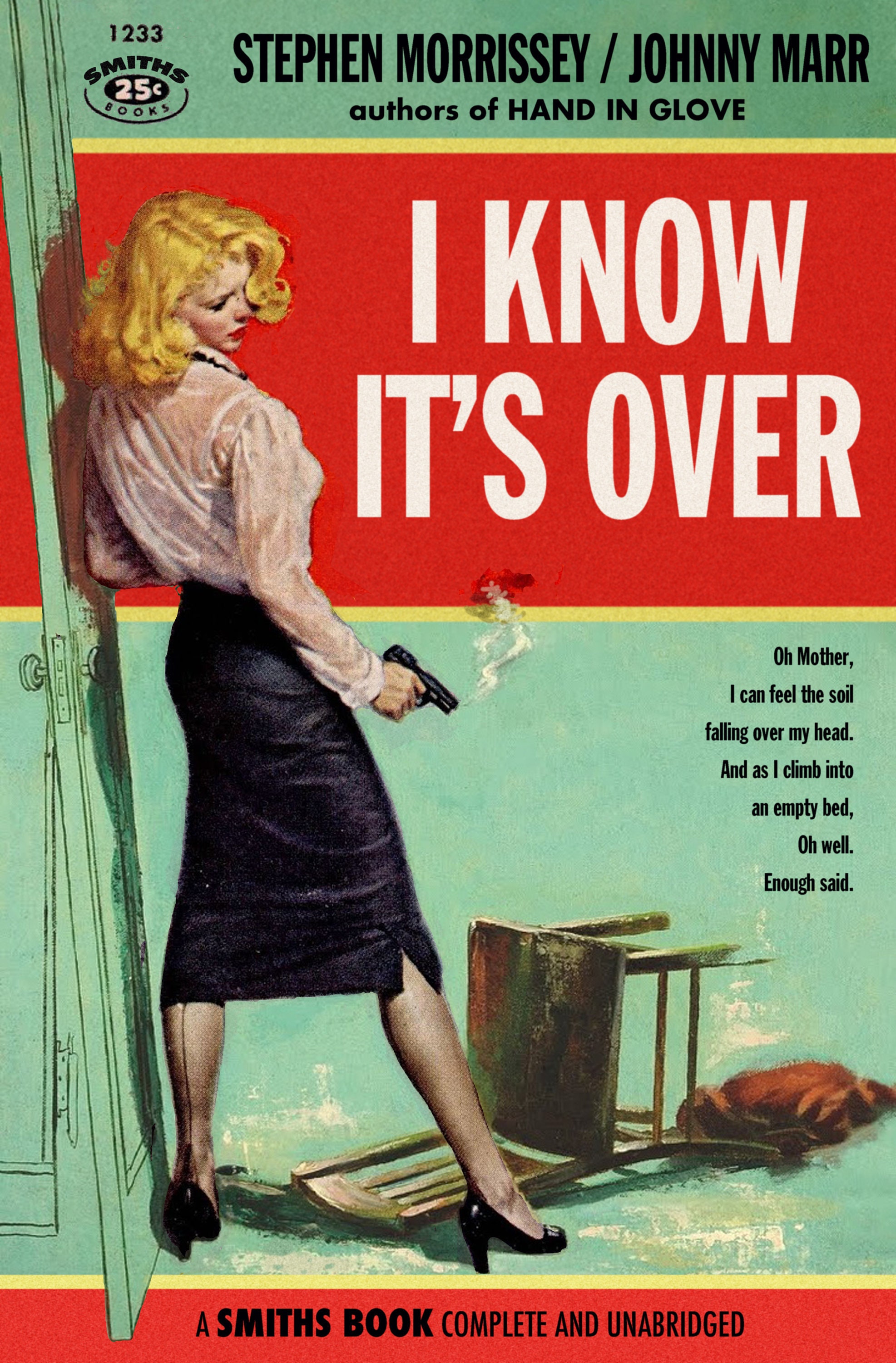 The Smiths I Know It's Over Pulp Novel Mashup Etsy The Smiths I Know It's Over Pulp Novel Mashup Etsy