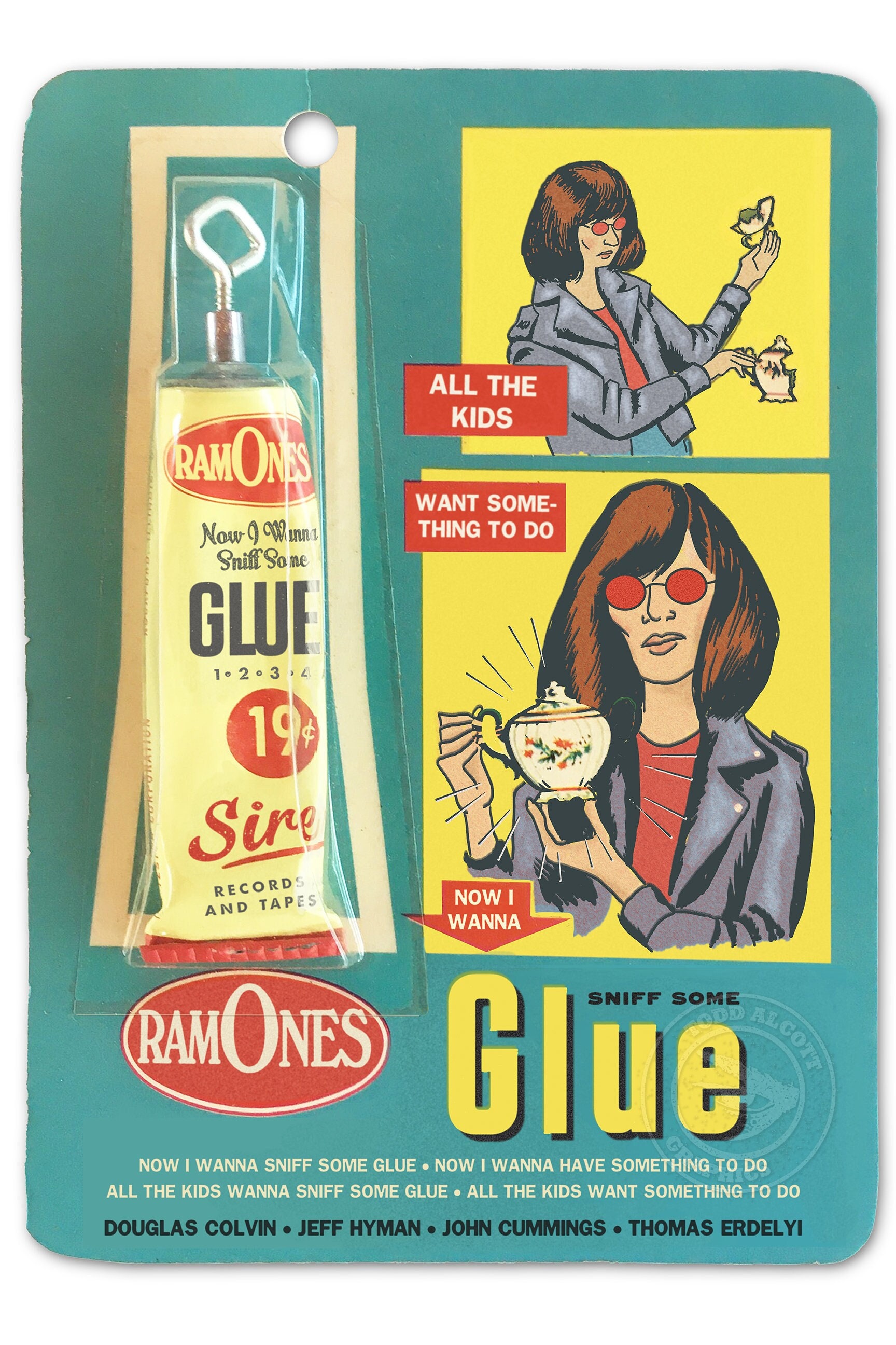 Ramones Signed Testors Model Glue