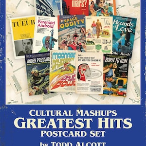 Todd Alcott ""Greatest Hits" Kulturelle Mashups 12-Karten Postkartensammlung."