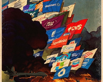 Incorporated: a Protest Poster of the Class War art print Todd Alcott