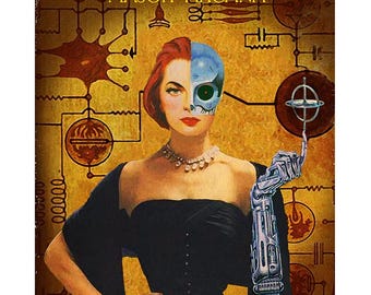 Temperance, scifi-tarot, 11 x 17-kunstafdruk