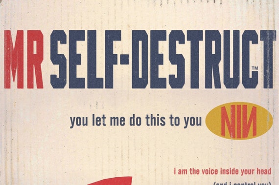 Nine Inch Nails mr. Self-destruct Ideal mr. - Etsy Ireland