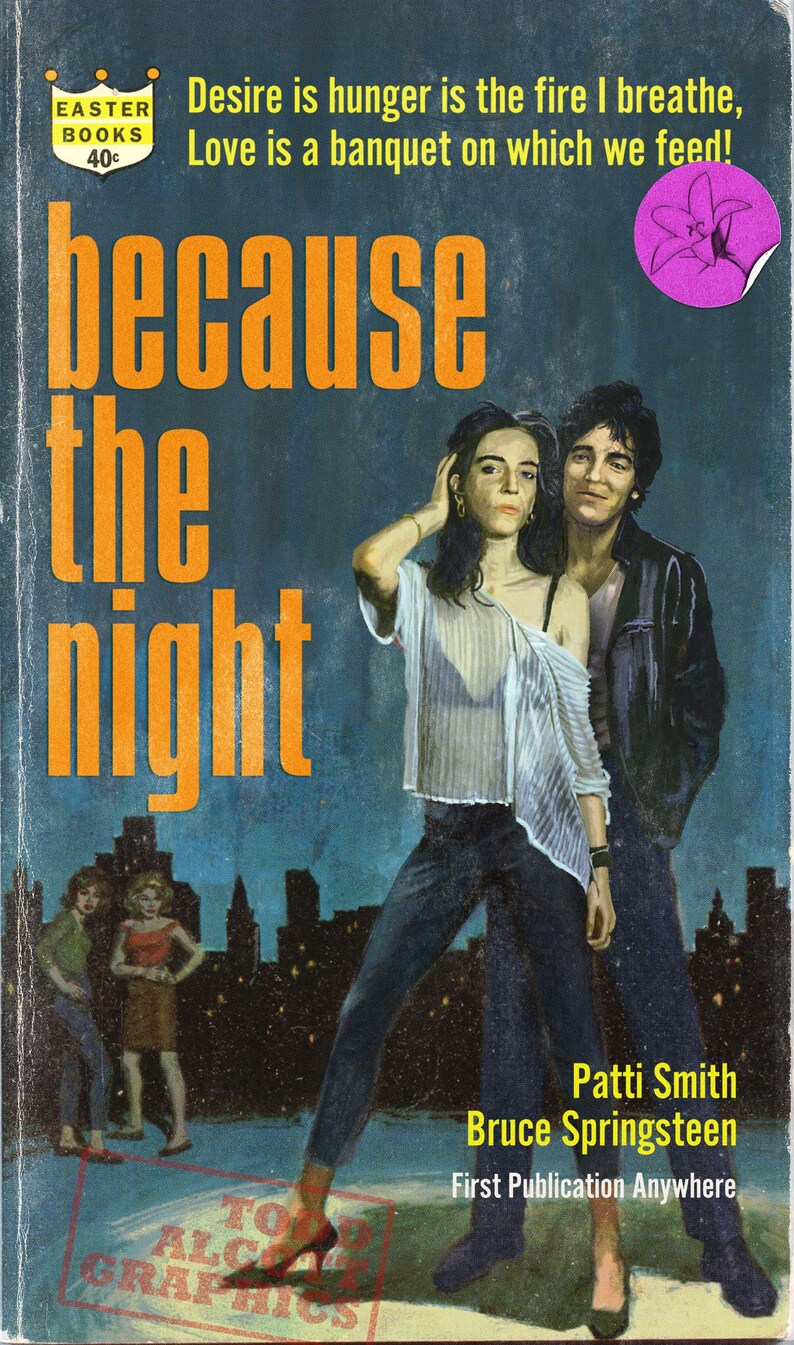 Patti Smith Bruce Springsteen Because the Night | Etsy