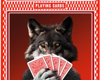 Monsters of Folklore Standard Poker Deck playing cards by Todd Alcott