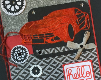 Red Ferrari Etsy