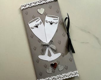 Greeting card, Gift card, Pouch, Gift envelope, Wedding, Engagement, Wedding anniversary, Voucher holder, Ticket holder