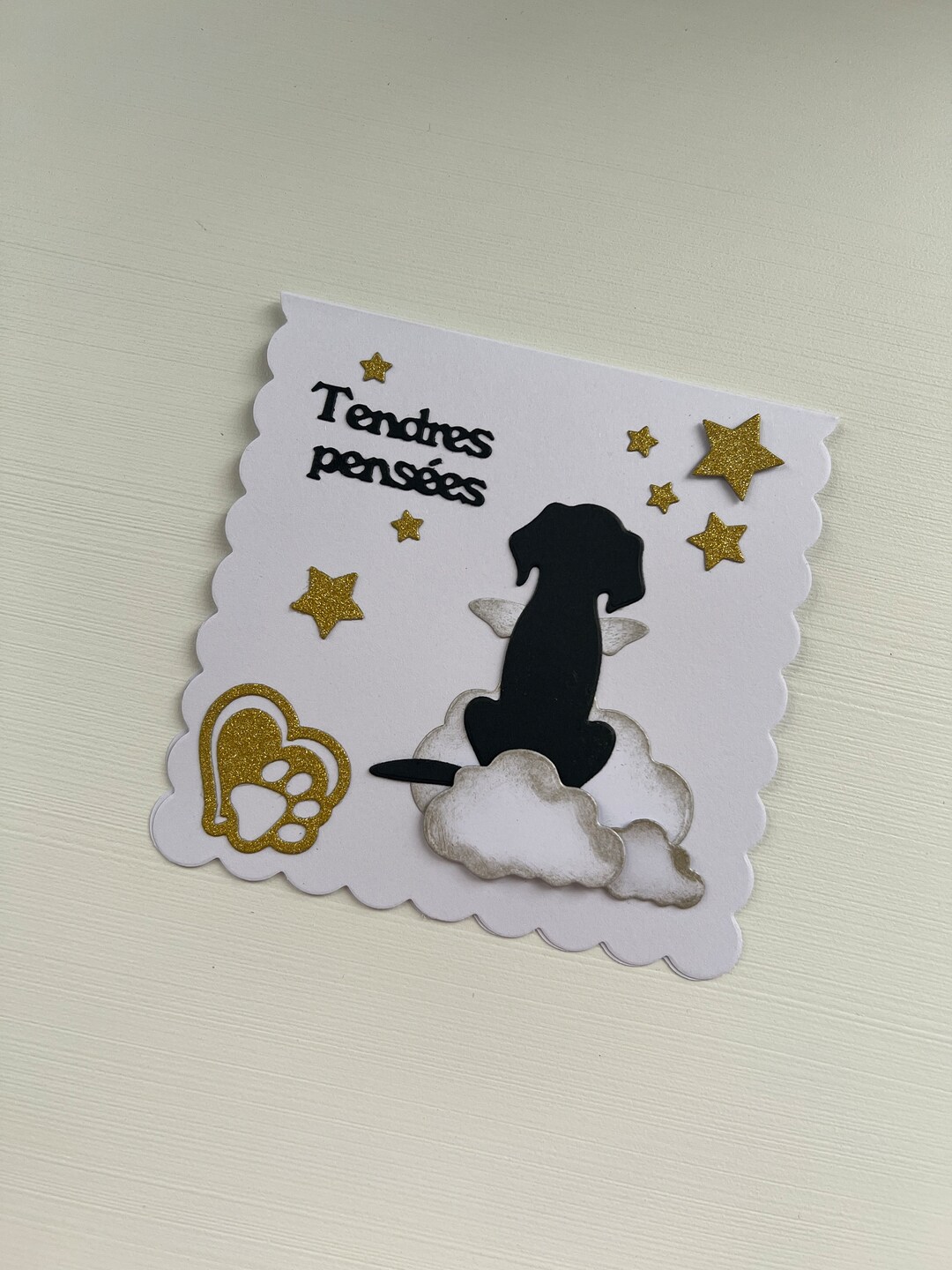 Beileidskarte Für Hunde – Einfühlsame Karte Zum Verlust Eines Haustiers, In Geschenkbox