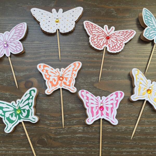 Butterfly Toothpick Etsy