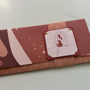 Gift card, Pouch, Gift envelope, Card holder for massage, Wellness card, Zen, Card for women, Gift idea, Card for Spa