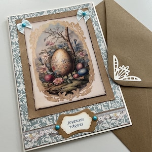 Carte pour Pâques, Carte Joyeuses Pâques, Fête de Pâques, Vœux Pâques, Carte de vœux, Carte pour femme, Carte pour fille, Printemps