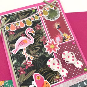 Greeting card, Birthday card, Holiday card, All occasion card, Card for woman, Card for girl, Travel card, Bird, Flowers
