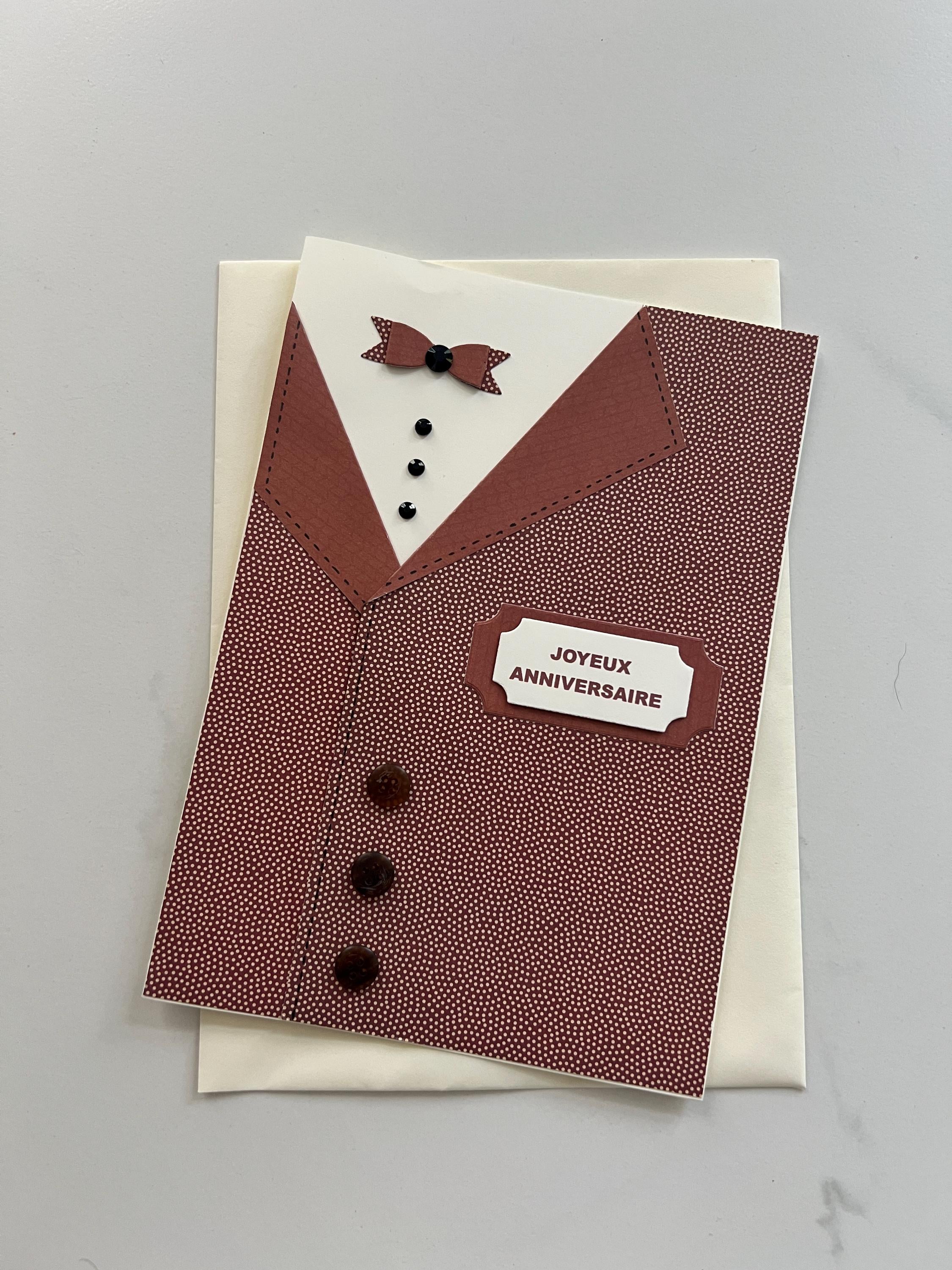 KE Carte D'anniversaire Amusante Et Pliante Pour Homme, Format DINB6, Avec Enveloppe – Motif : Bouquet Pour Homme