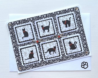 Carte de vœux, Carte Chats, Carte anniversaire, Carte Amitié, Carte bon Rétablissement, Carte Retraite, Carte pour Femme, Carte sans texte