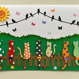 Greeting card, Cats card, All occasions card, Friendship card, Birthday card, Get well soon, Retirement card, Blank card image 2