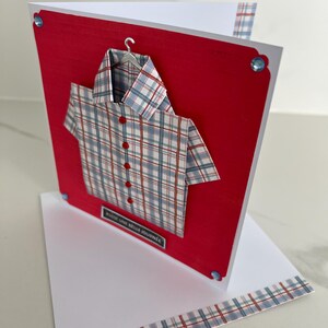 Carte de vœux, Carte Anniversaire, Carte toutes occasions, Carte pour homme ou garçon, Carte pour Papa, Carte Origami image 9