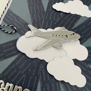 Cartão de felicitações, cartão de férias, cartão de viagem, cartão de avião, cartão de aniversário, cartão de boas festas, cartão de presente, ideia de presente imagem 7