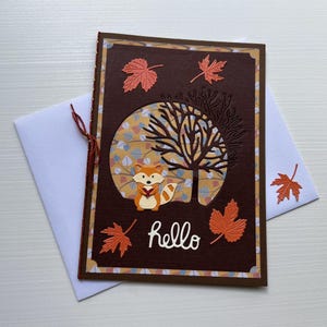 Greeting Card, Fox Card, All Occasion Card, Birthday Card, Friendship Card, Animal Card, Autumn Card, Stationery, Fox