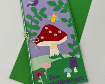 Carte Bon Rétablissement, Carte Convalescence, Carte Guérison, Carte Réconfort Maladie, Carte pour fille, Carte pour femme, Carte de vœux