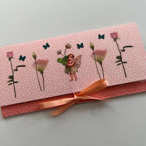 Birthday Card, Gift Card, Envelope Pouch, Fairy Card, Card for Girl, All Occasion Card, Voucher Holder, Gift Idea