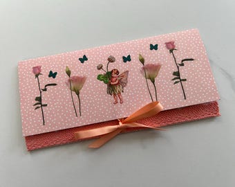 Birthday Card, Gift Card, Envelope Pouch, Fairy Card, Card for Girl, All Occasion Card, Voucher Holder, Gift Idea