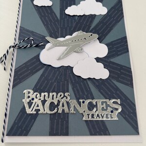 Cartão de felicitações, cartão de férias, cartão de viagem, cartão de avião, cartão de aniversário, cartão de boas festas, cartão de presente, ideia de presente imagem 5