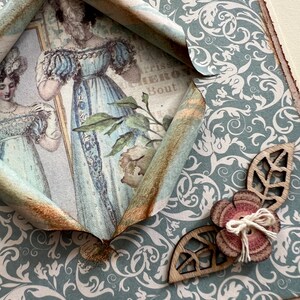 Carte de vœux , Carte toutes occasions, Carte pour femme ou fille, Carte shabby chic, Carte Rétro, Carte Originale, Anniversaire femme image 7