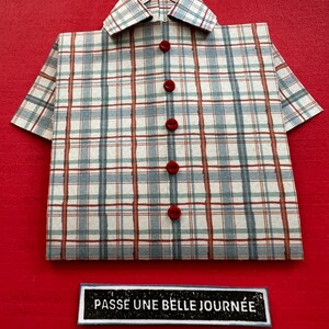 Carte de vœux, Carte Anniversaire, Carte toutes occasions, Carte pour homme ou garçon, Carte pour Papa, Carte Origami image 4