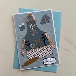 Birthday Card, Greeting Card, Cooking Card, Card for Chef, Pastry, Card for Man, Card for Woman, Birthday Party