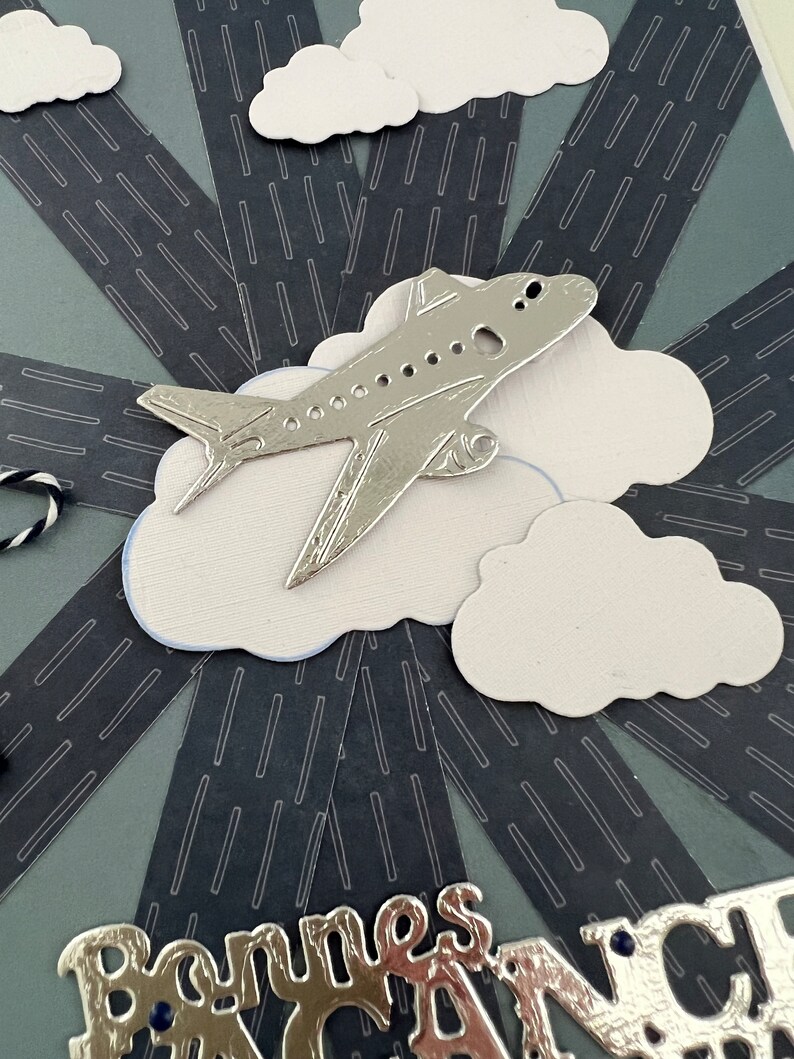 Cartão de felicitações, cartão de férias, cartão de viagem, cartão de avião, cartão de aniversário, cartão de boas festas, cartão de presente, ideia de presente imagem 8