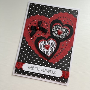 Greeting Card, Love Card, Hearts Card, Romantic Card, Wedding Anniversary, Wedding Card, Engagement, Friendship Card