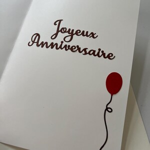 Cartão de felicitações, cartão de aniversário, aniversário masculino, aniversário feminino, aniversário infantil, cartão festivo, balões, presente imagem 5