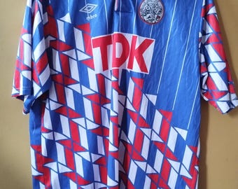 Ajax 1989/90 Away Football Shirt