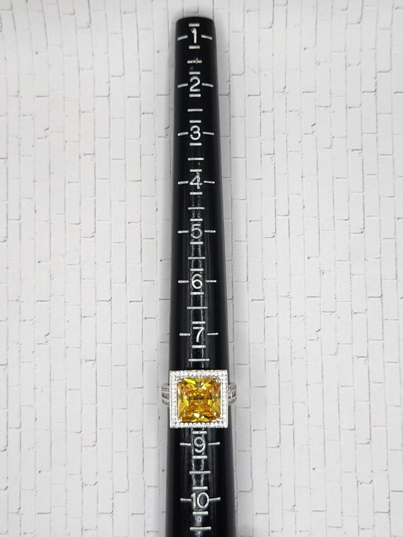 SIMULATED YELLOW DIAMOND and Simulated White Diam… - image 7