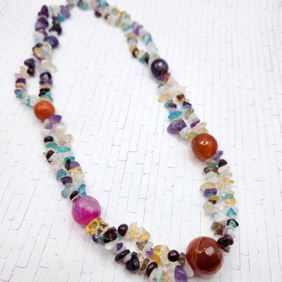 MULTI GEMSTONE Citrine, Agate, Amethyst, Quartz a… - image 4