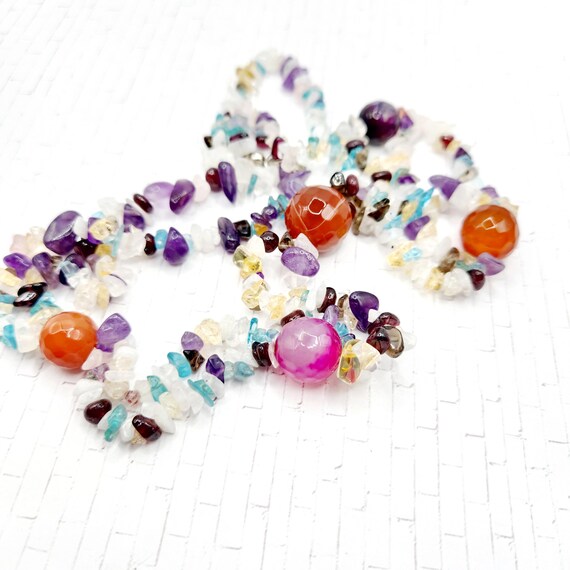 MULTI GEMSTONE Citrine, Agate, Amethyst, Quartz a… - image 3