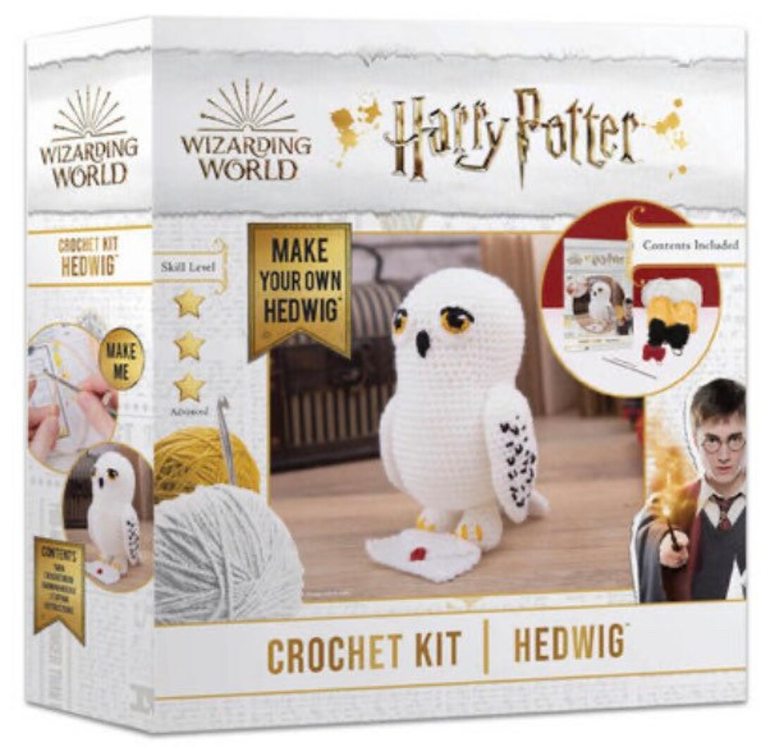 Hedwig Crochet Kit.harry Potter.adult Craft Kit.crafts.make Etsy