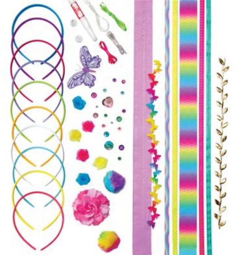 Fashion Headbands Kit for Kids. Craft Kit. Great Gift. Kids Etsy UK