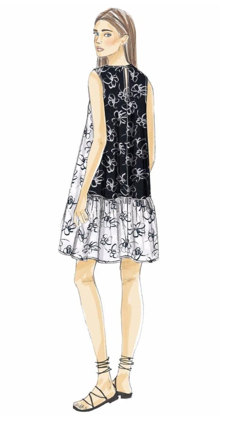 navy blue dress for baby girl 1970s Misses A-line Front Zippered Dress Vogue 7871 Vintage Sewing Pattern  Size 12 Bust 34 UNCUT